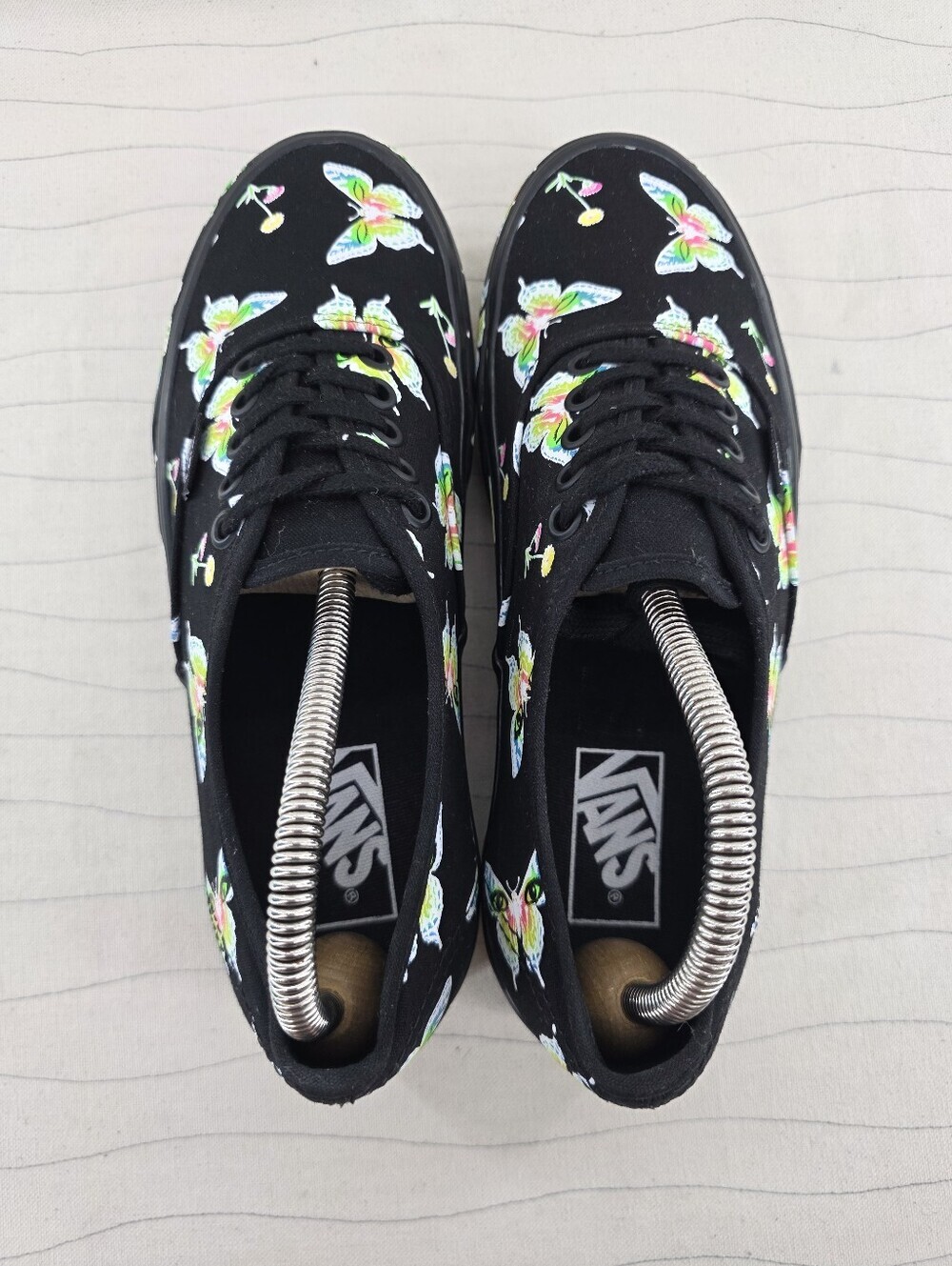 Vans Womens Stac Morph Blackout Glow In The Dark Butterfly Sneakers Shoes Sz 8.5 - Picture 8 of 12